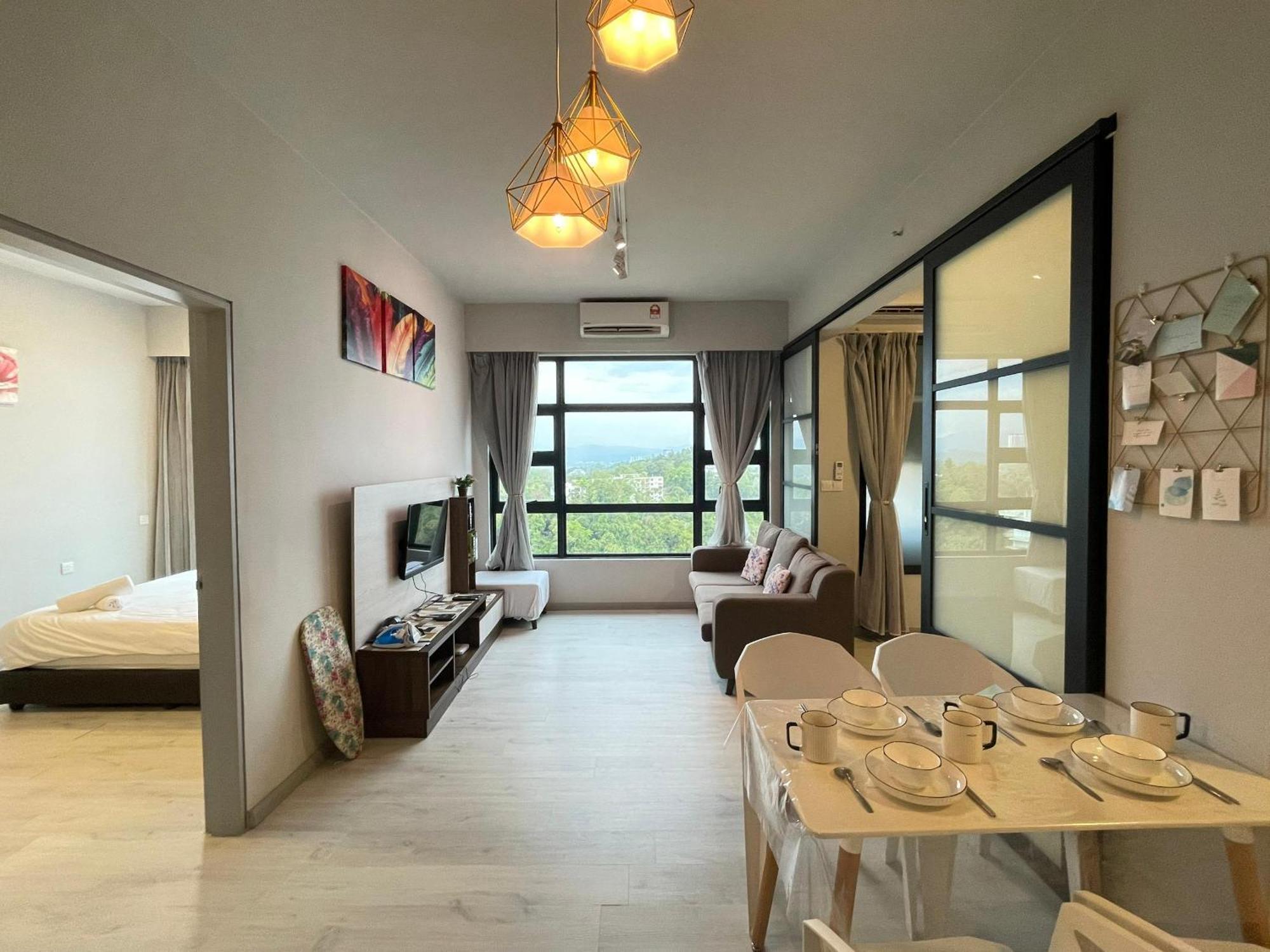 Vv Homestay Jesselton Quay Surla Sabah Mall Kk 亚庇贵赴行馆 Kota Kinabalu Exterior foto